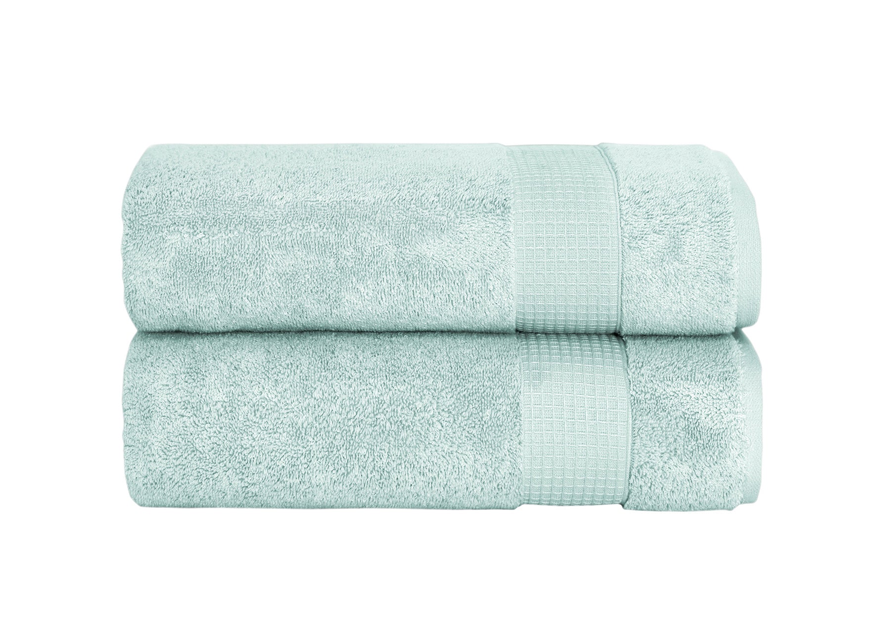 Milano Collection 2 PK Bath Towels - Mint