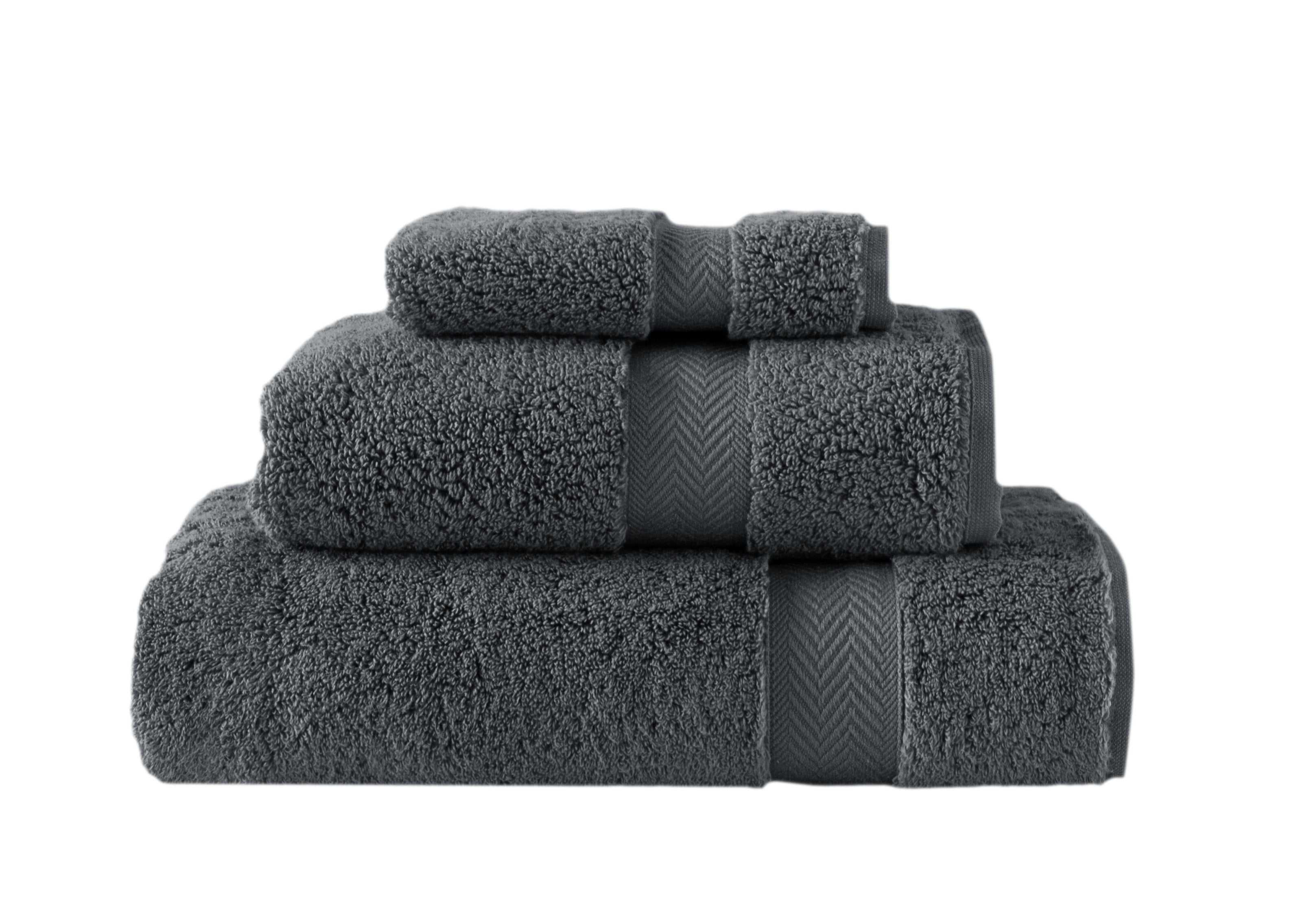 Klassic Collection 3 PK Towels Set - Dark Coal